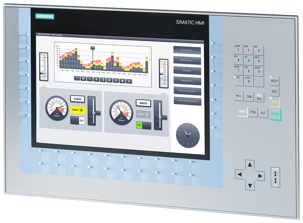Siemens 6AV2124-0MC01-0AX0 SIMATIC TP1200 Comfort HMI