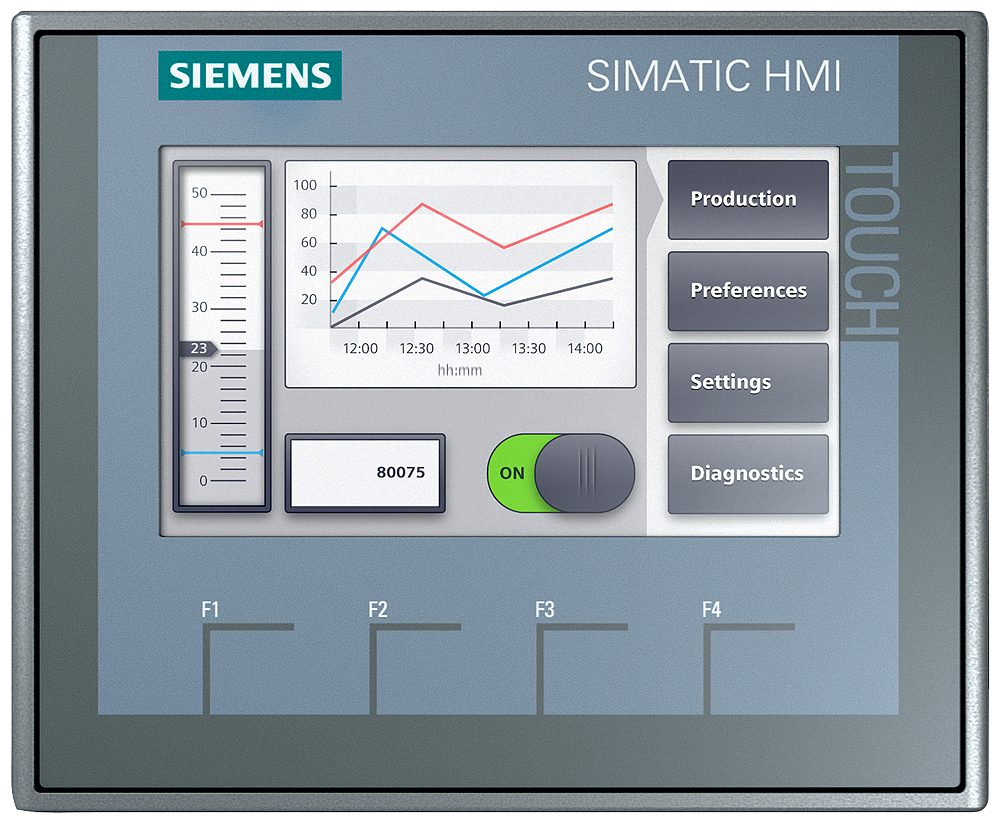 Siemens 6AV2123-2DB03-0AX0 KTP400 Basic HMI