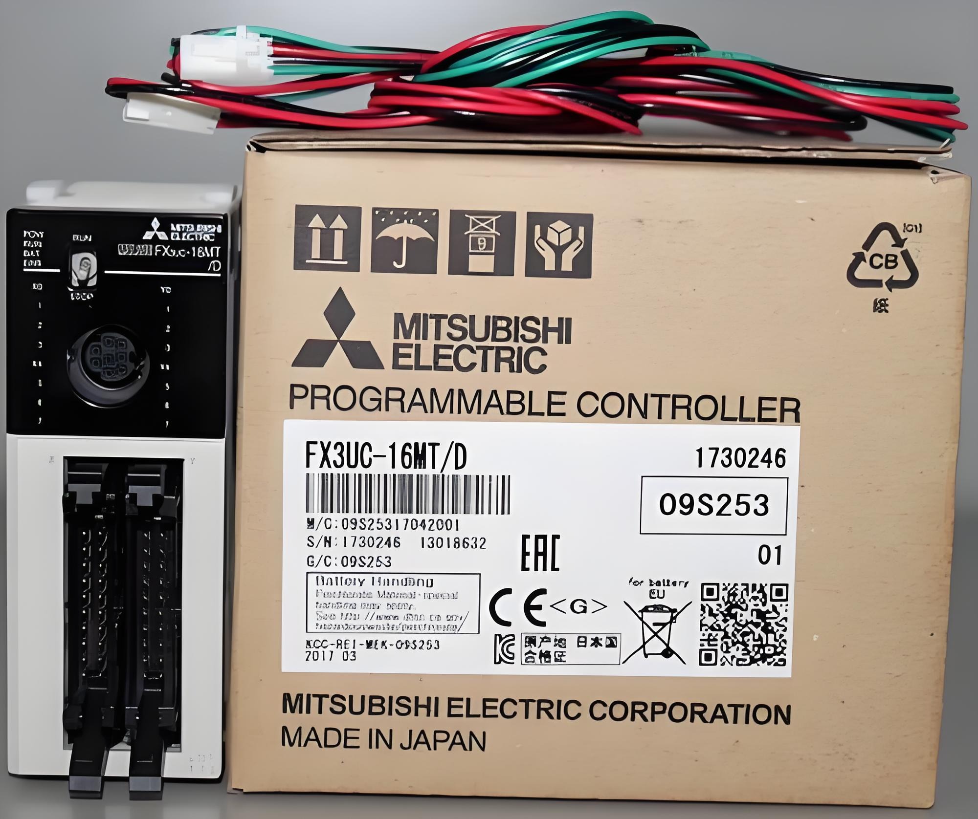 Mitsubishi FX3UC-16MT/D PLC Controller Module