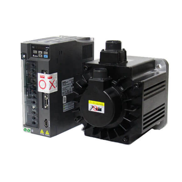 Delta ASD-B3-0721-L Servo Drive and Motor Set