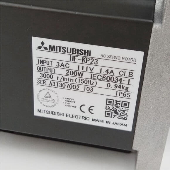 Mitsubishi HF-KP23B Servomotor With Brake 200W
