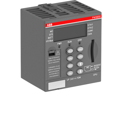 ABB PM5650-2ETH AC500 Processor Module