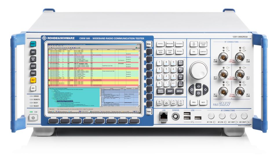 Rohde & Schwarz CMW500 Protocol Test Wireless Device Tester
